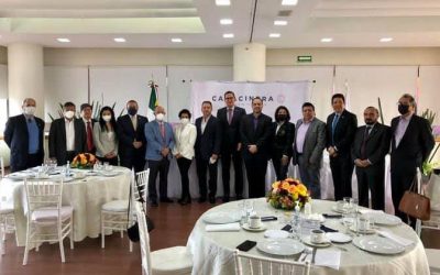 DIRIGENCIA Y LEGISLADORES DEL PAN GESTIONAN ENCUENTROS EMPRESARIALES ENTRE CANACINTRA Y LA UNA CDMX