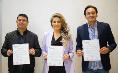 PAN, PRI y PRD en la CDMX firman ir en Alianza y Gobiernos de Coalición para 2024.